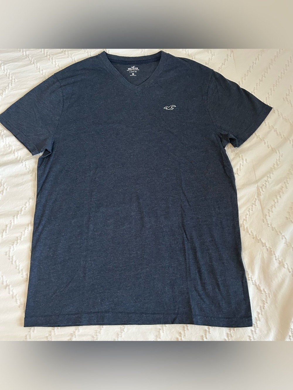 Hollister Men’s Must Have Collection V-Neck Tee T-Shirt Size M Soft Blue
